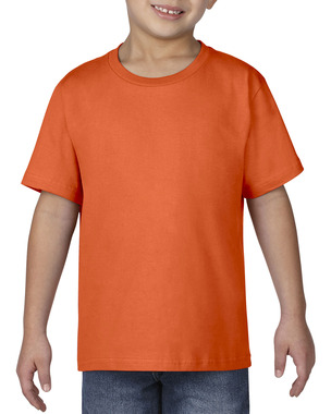 Gildan 76000B亞規柔棉兒童T恤橘色