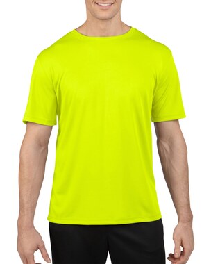 Gildan 3BI00亞規抗UV排汗T恤螢光綠