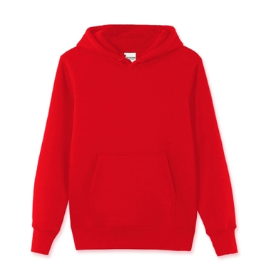 TEELOCKER 290C-H厚棉質連帽T恤紅色