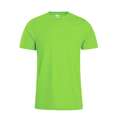 TEELOCKER 190C精梳棉重磅圓領短袖T恤淺綠色